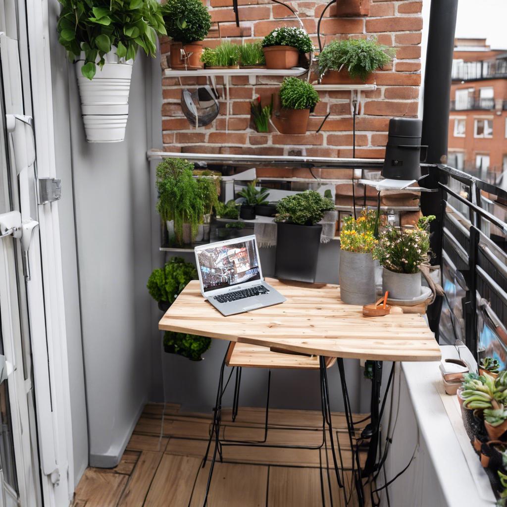 Crafting an Outdoor Office Space on a Small Balcony