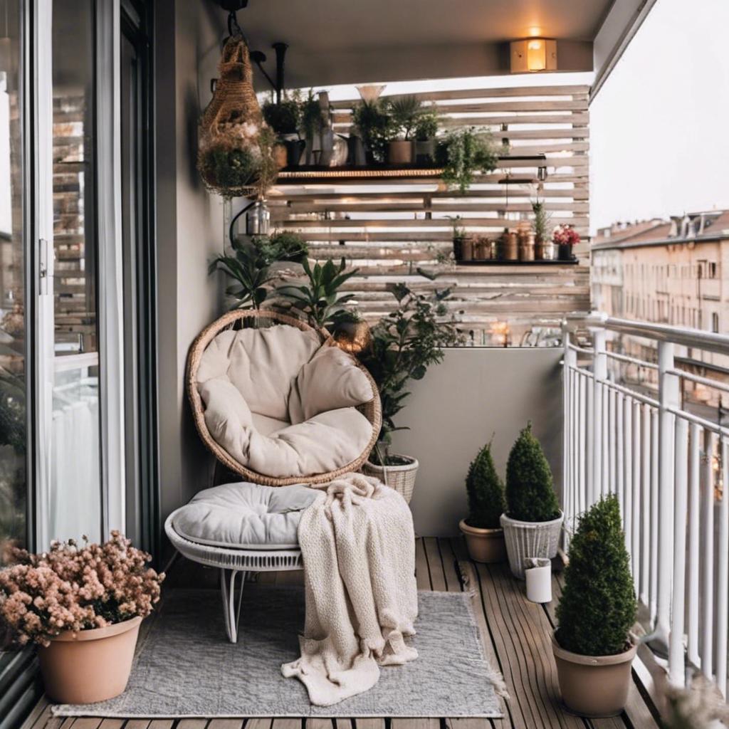 Creating a Cozy Atmosphere in a ​Small Balcony