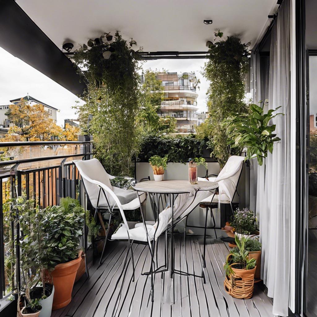 Creating Privacy ‍on Your⁢ Small Balcony