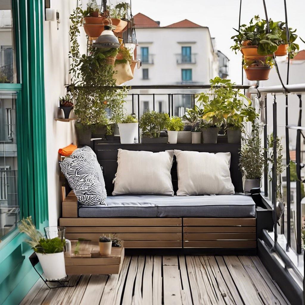 Creative⁣ Furniture Solutions for Small Balcony ‌Areas