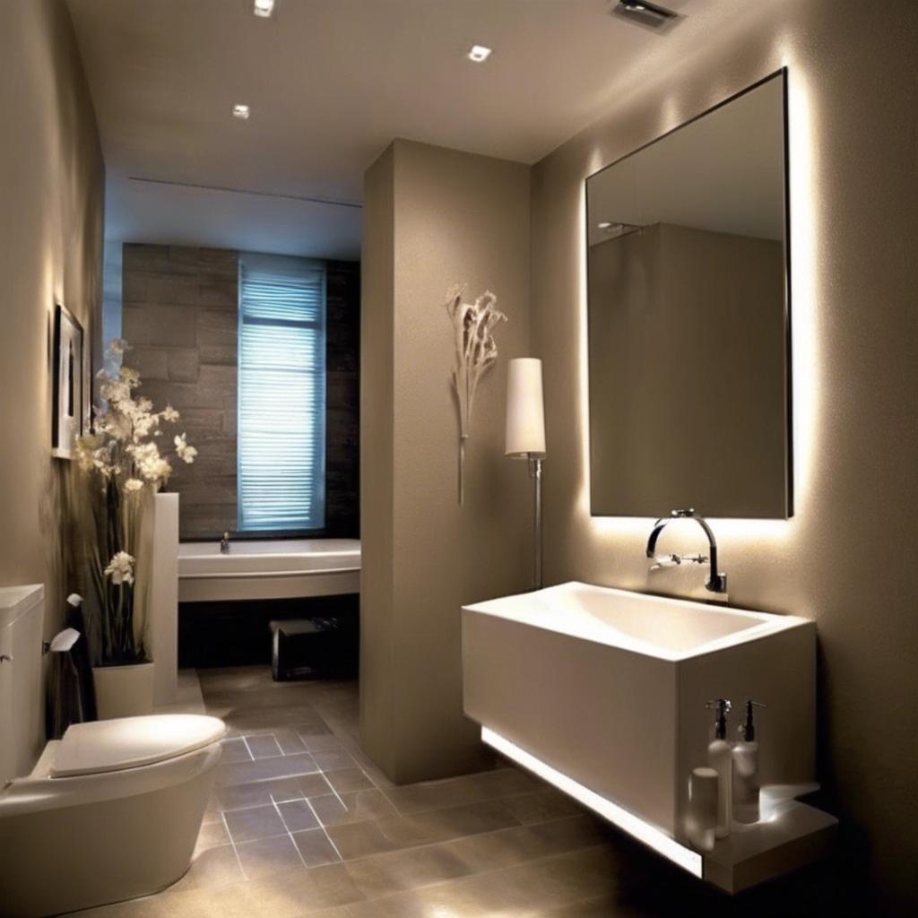 Creative Lighting Ideas for Small Bathroom Ambiance