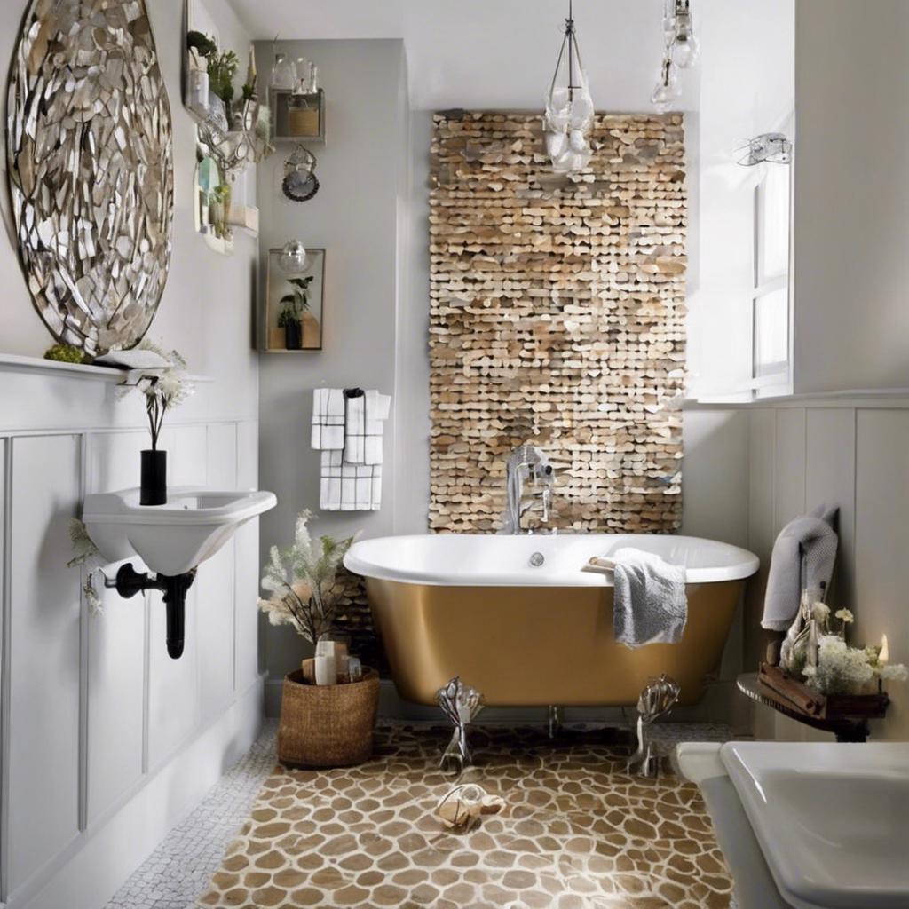 Creative Wall Treatments for a Small‍ Bathroom