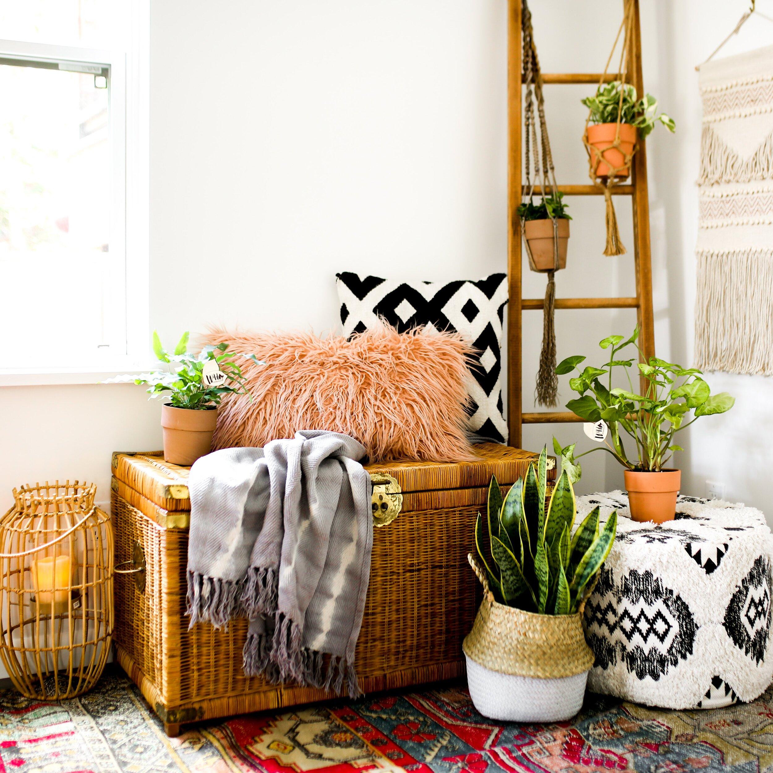 Incorporate greenery; ​houseplants breathe‍ life into your Boho Living Room ‍style