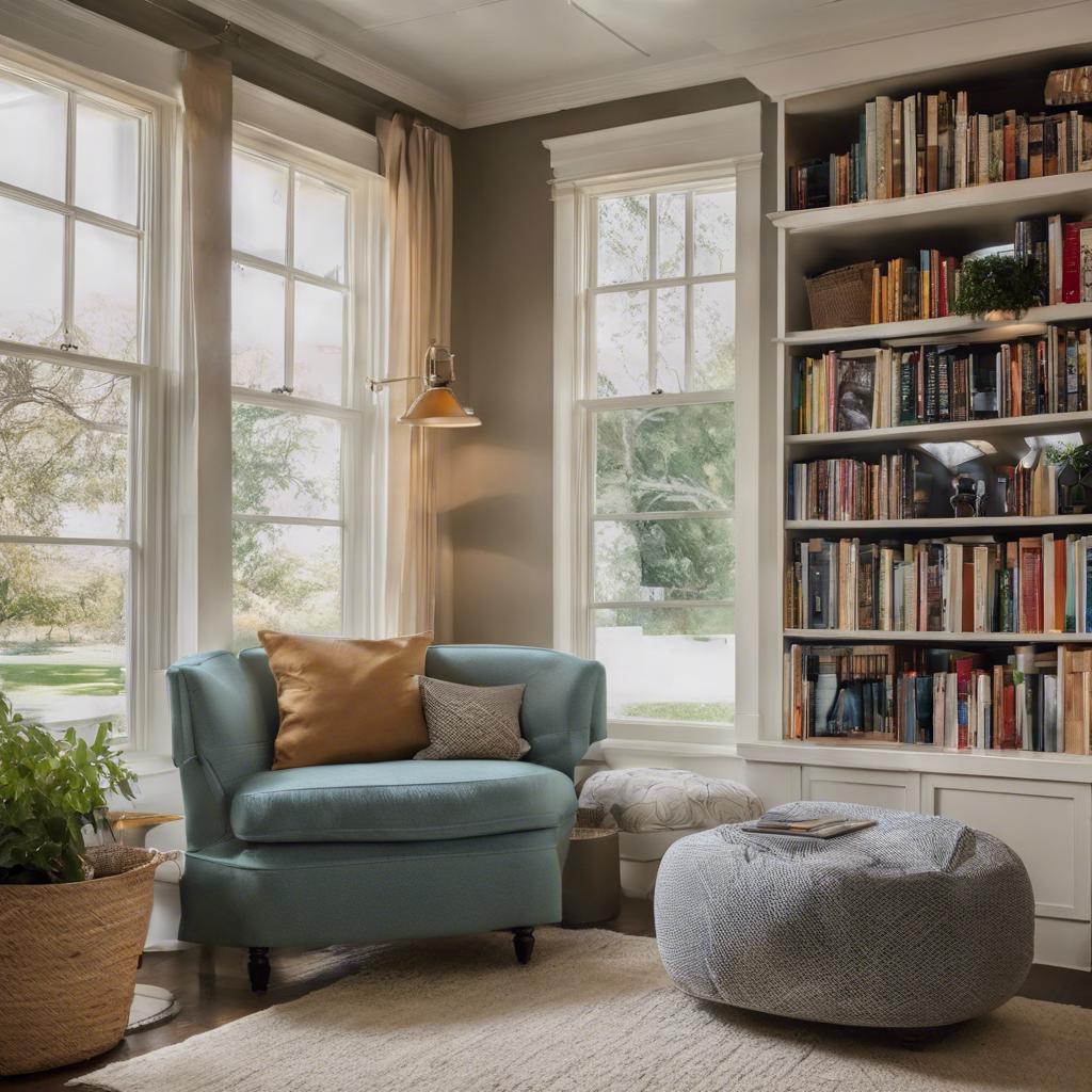 Designing a Comfortable Seating Arrangement in Your Reading Nook