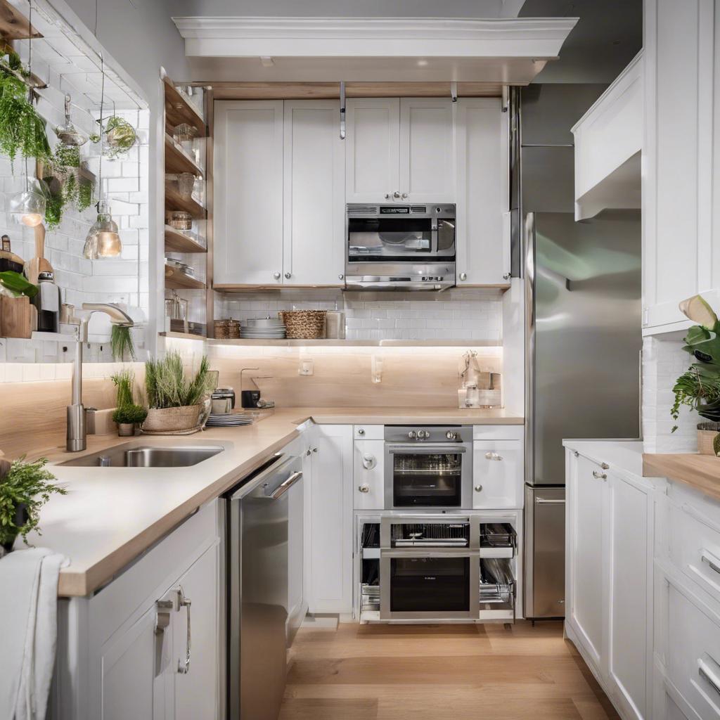 Designing a Small Kitchen with Hidden Features