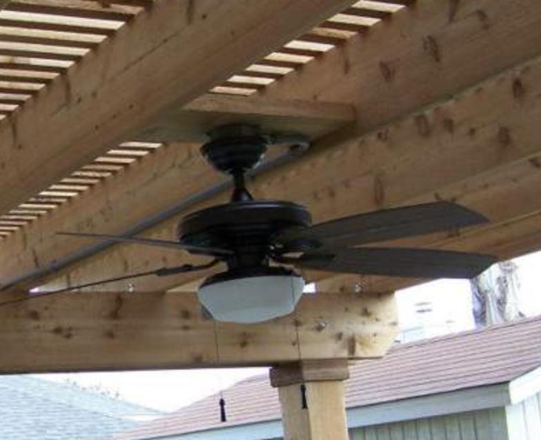 Install ‌a ceiling fan on your screened porch to keep cool during hot days