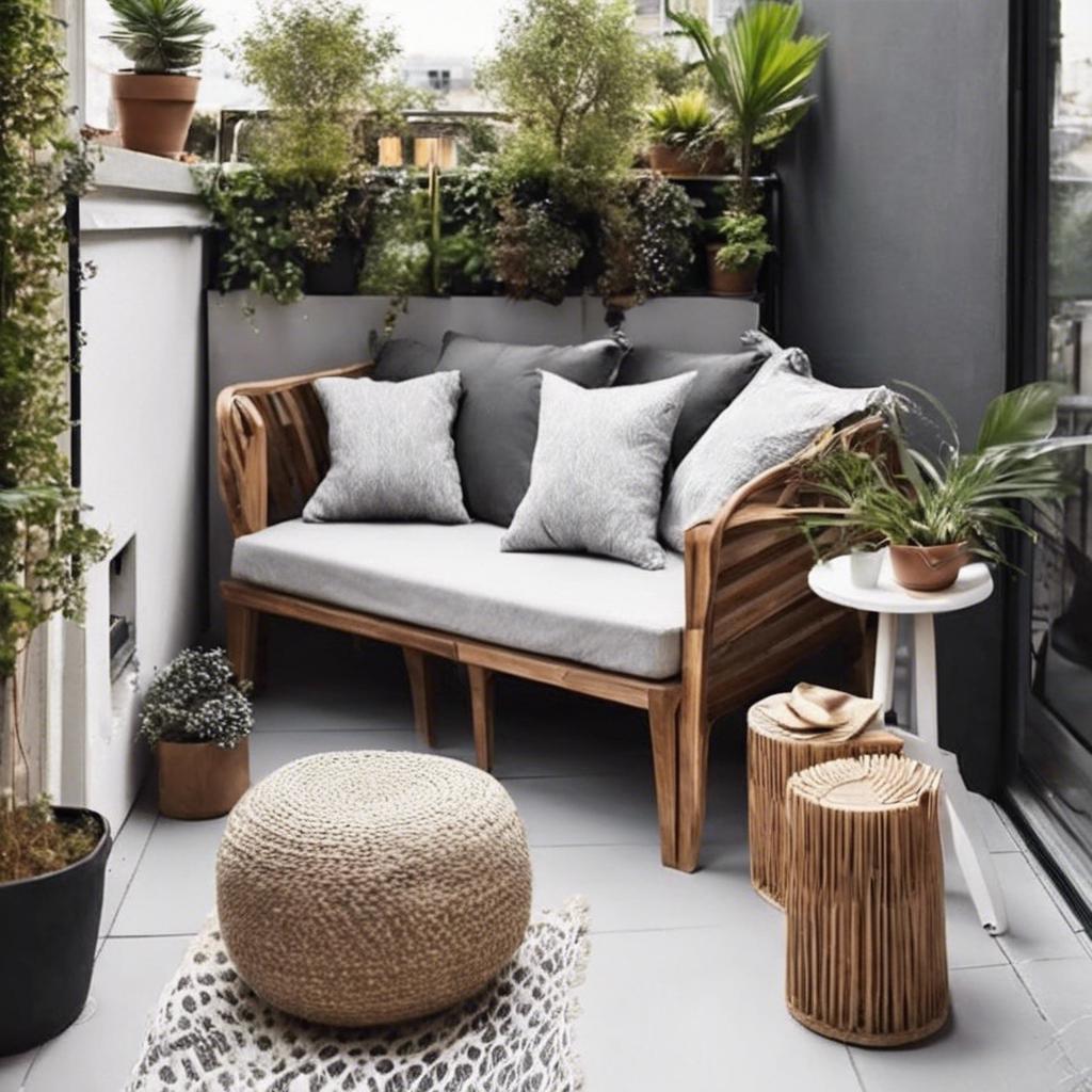 Engaging Seating⁣ Arrangements for Your Small Balcony