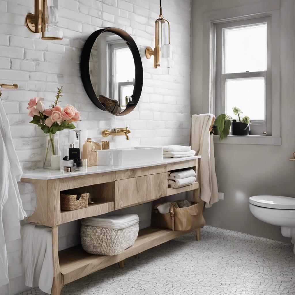 Functional Yet Chic Accessories for ⁢Small Bathrooms