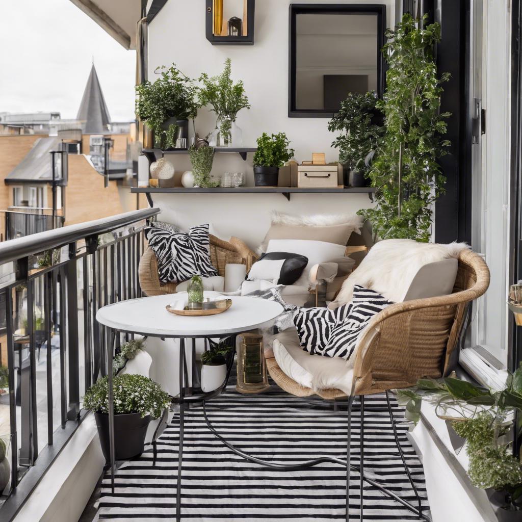 Furnishing a Small ⁣Balcony with⁤ Style and Function