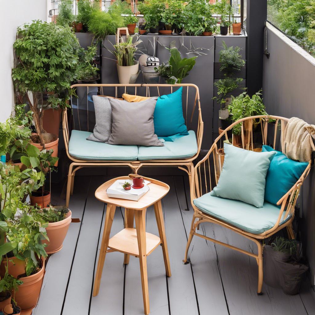 Furnishing Strategies for Compact Small Balconies