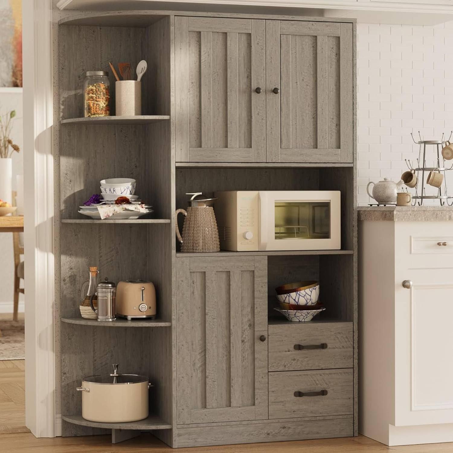 A large ‍pantry ensures ample storage​ in your farmhouse kitchen