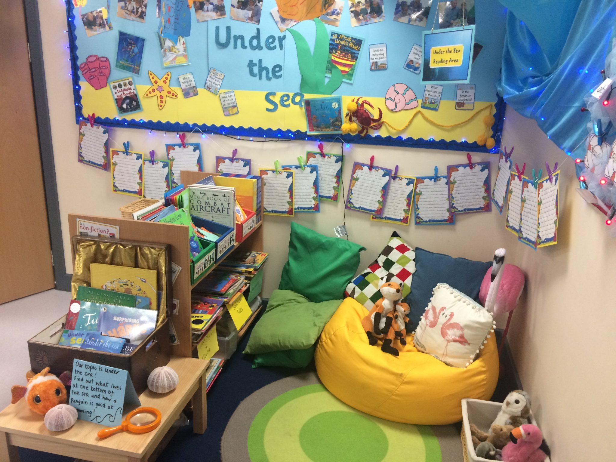 Story ⁤corner encourages reading time in your Nursery Nook