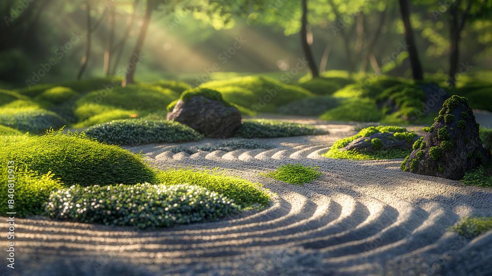 Lush green moss adds‌ a vibrant touch to‍ your Zen Gardens landscape