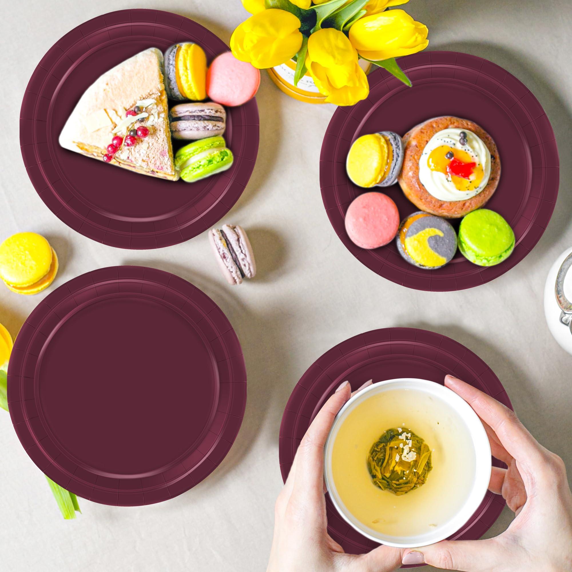 Burgundy Plates and‌ Bowls: Create an inviting dining atmosphere with rich-colored ‍dishware