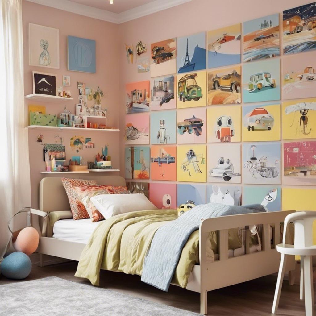 Wall Art Ideas⁢ to‌ Spark Creativity in Small Kids ⁢Rooms