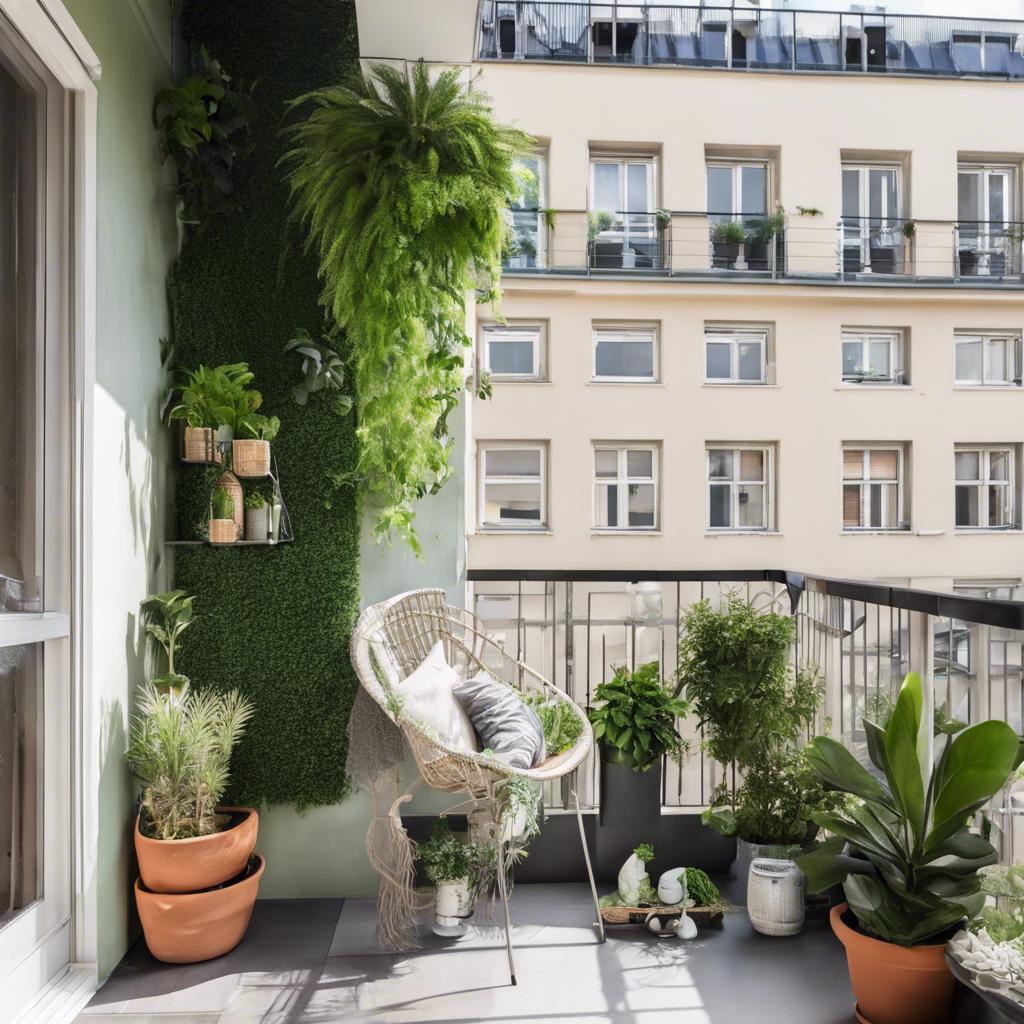 How to Incorporate Greenery in ‌a Small Balcony Design