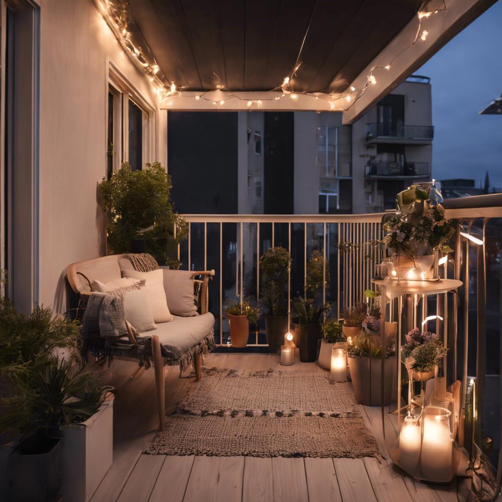 Incorporating Lighting for ⁣Ambiance⁢ on a Small Balcony