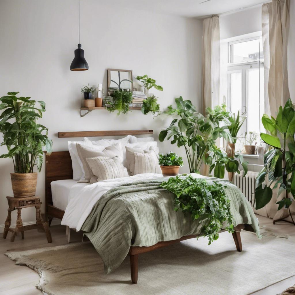 Incorporating ​Plants for⁢ a Fresh Feel ‌in ​Small⁤ Bedrooms