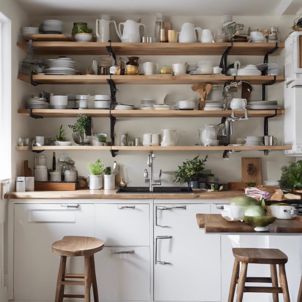 Incorporating Open Shelving in Small Kitchen Spaces