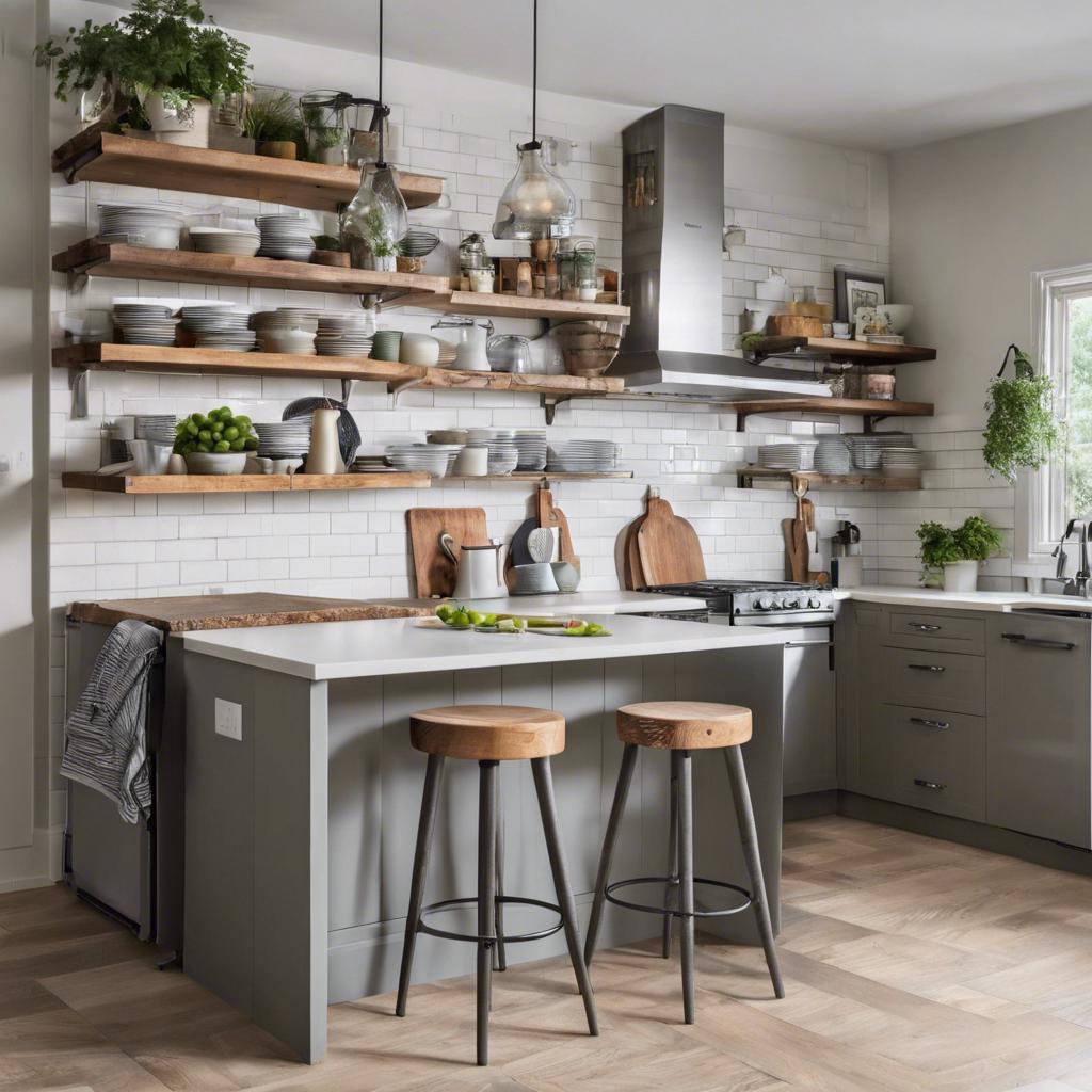 Incorporating Open Shelving‌ in Small ⁤Kitchen⁢ Designs