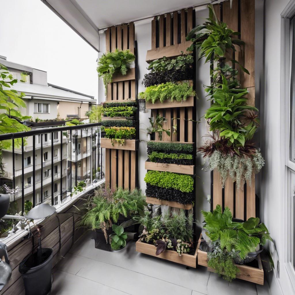 Incorporating⁤ Vertical Gardens on ⁢a​ Small Balcony