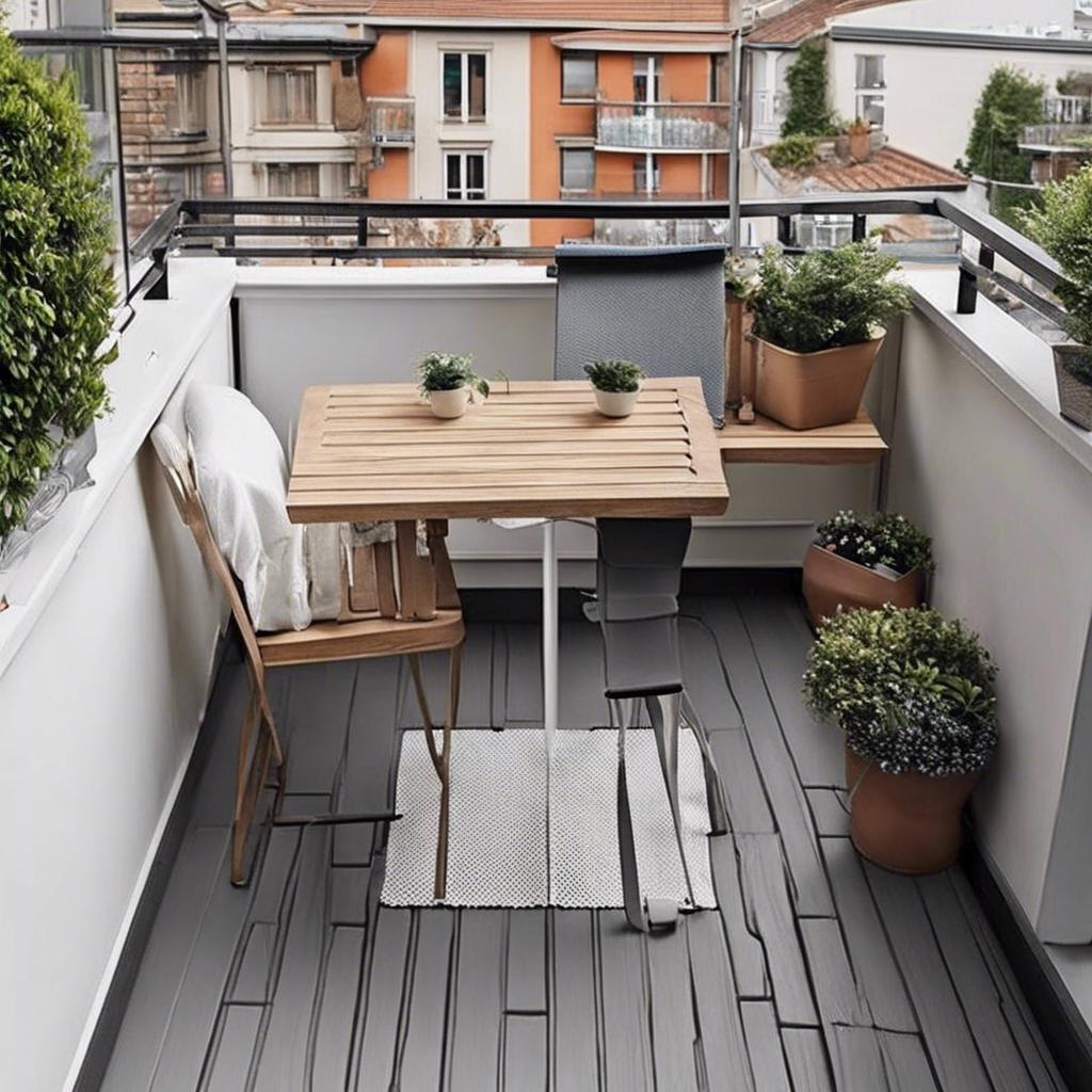 Innovative Storage⁢ Solutions for a Small ‌Balcony