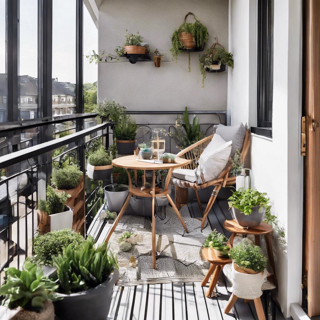 Inspiring Small Balcony Trends for a​ Refreshing Retreat