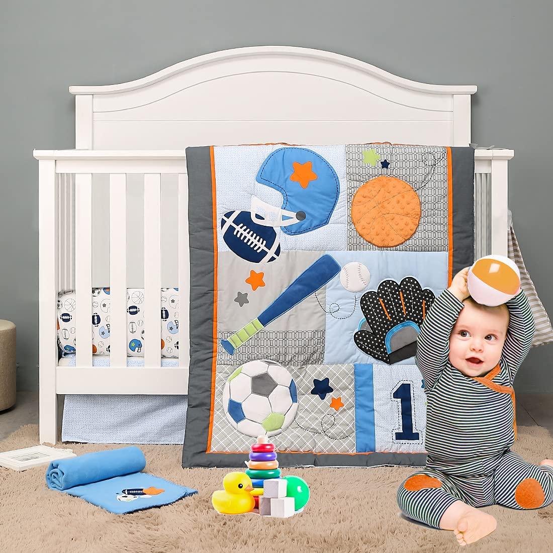 Sports All the Way:‍ Showcase your ⁣childs favorite sports ‍in⁣ a themed​ Boy‍ Nursery