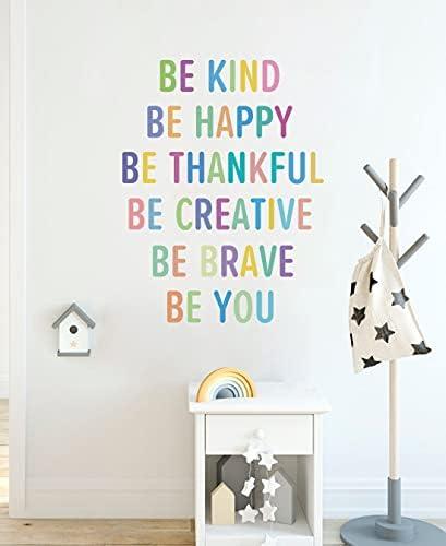 Inspirational quote wall decal to motivate in your nursery nook