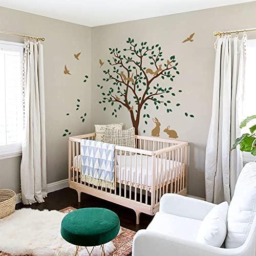 Nature-themed decals to enliven the walls of your Nursery Nook