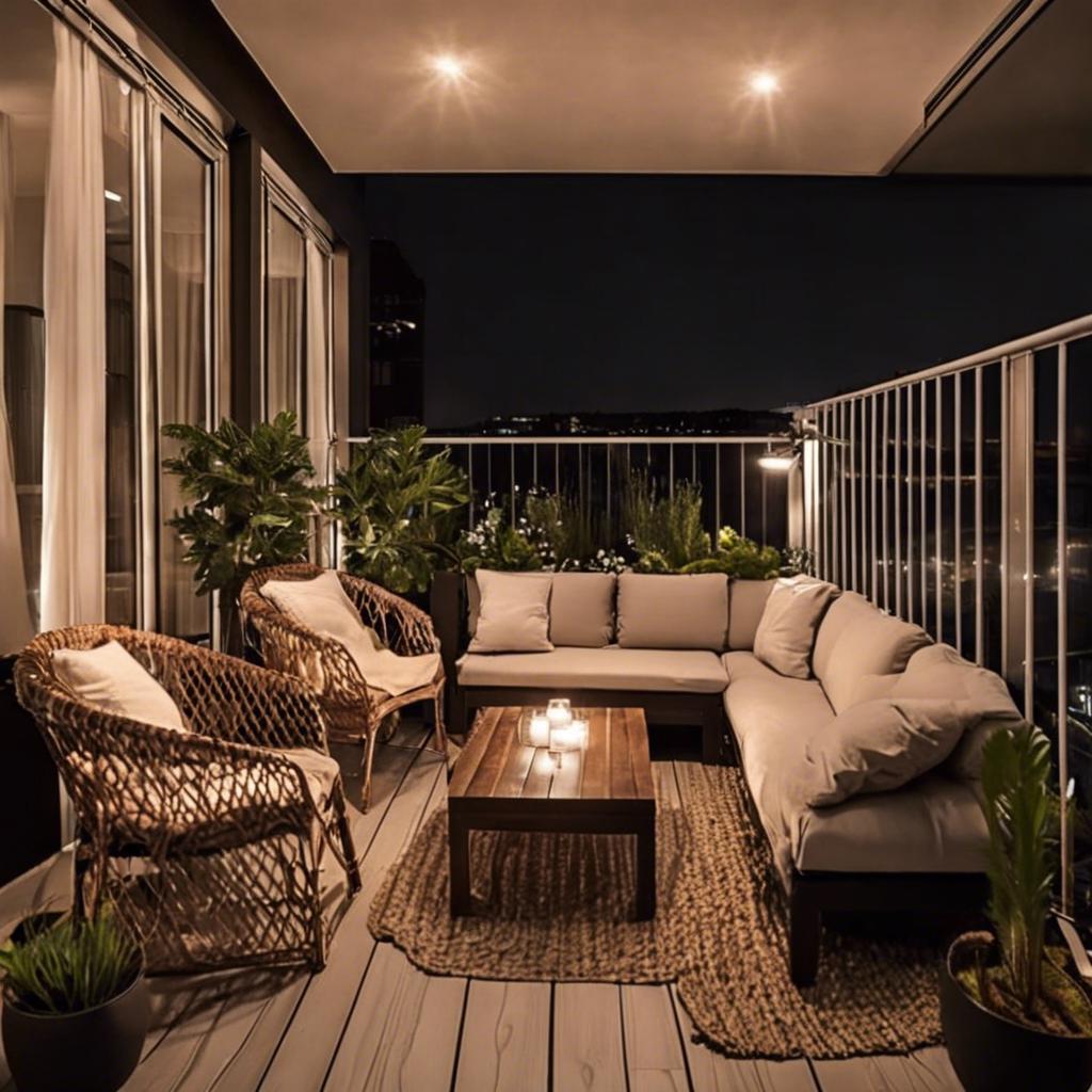 Lighting Ideas to Create​ Ambiance on a Small Balcony