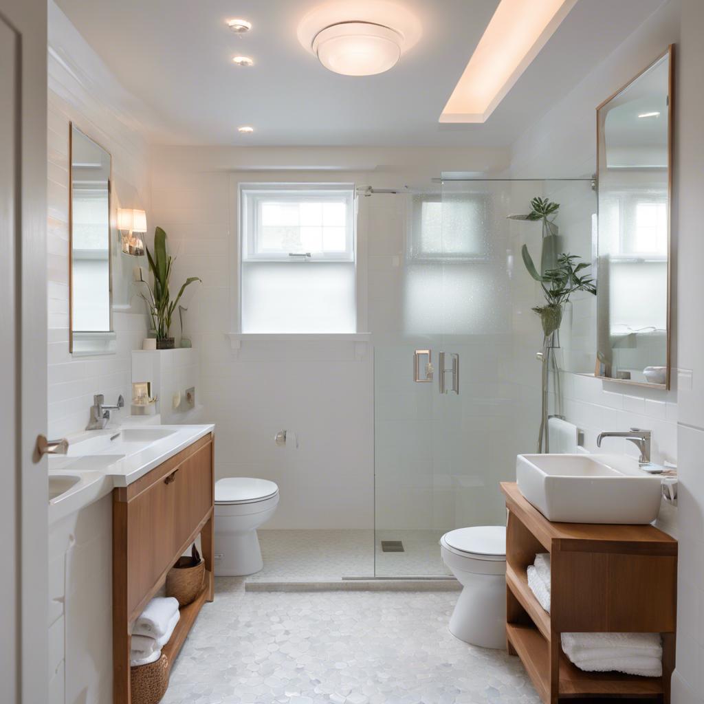 Maximizing Light ​and Brightness in a Small Bathroom