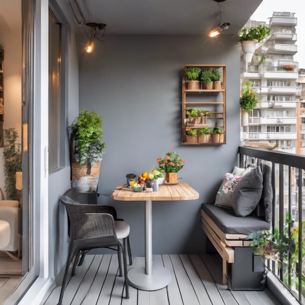 Maximizing Space with Multi-Functional ‌Furniture on Small Balconies