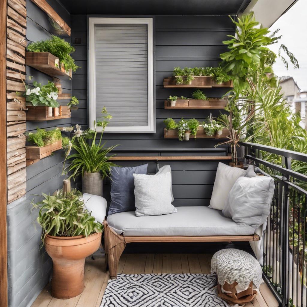 Maximizing Vertical Space ​in⁣ Small Balcony⁢ Designs