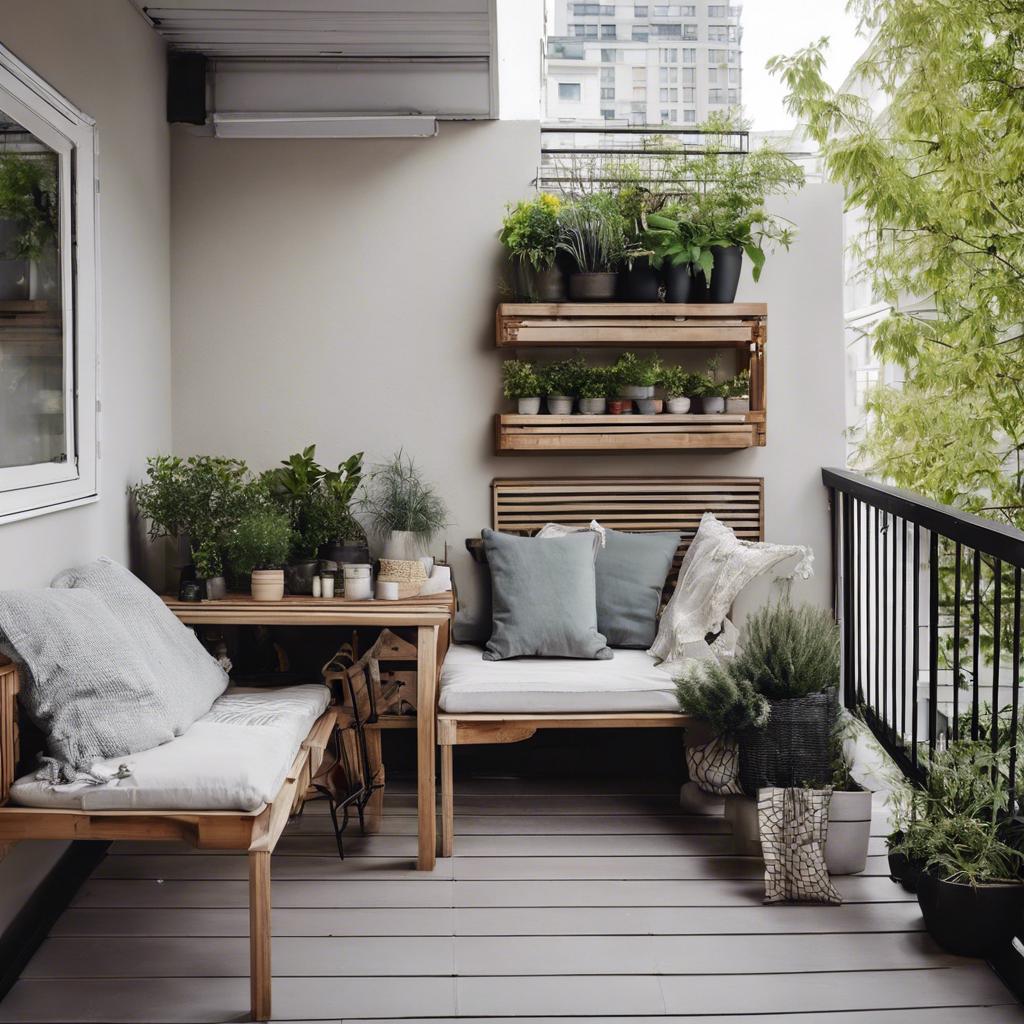 Maximizing Vertical Space in a Small Balcony