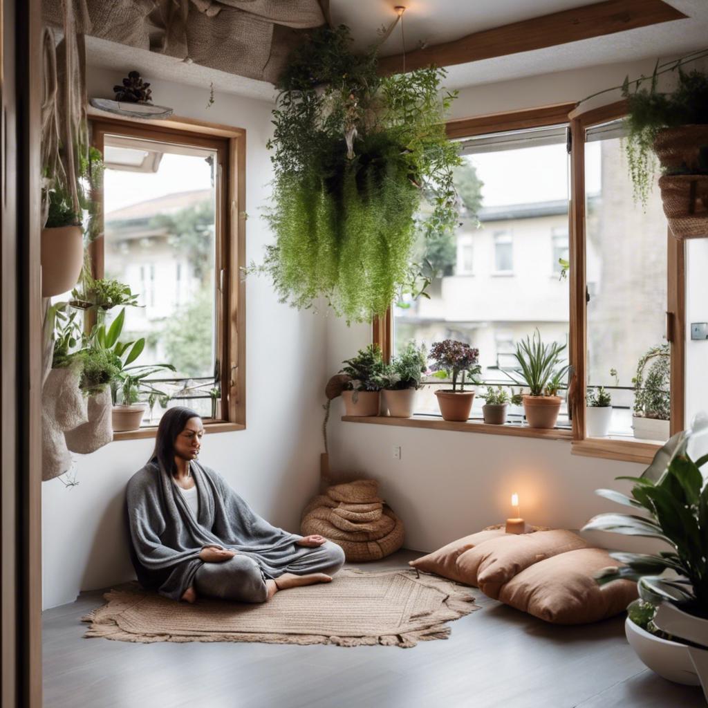 Meditative Spaces in a Small Balcony