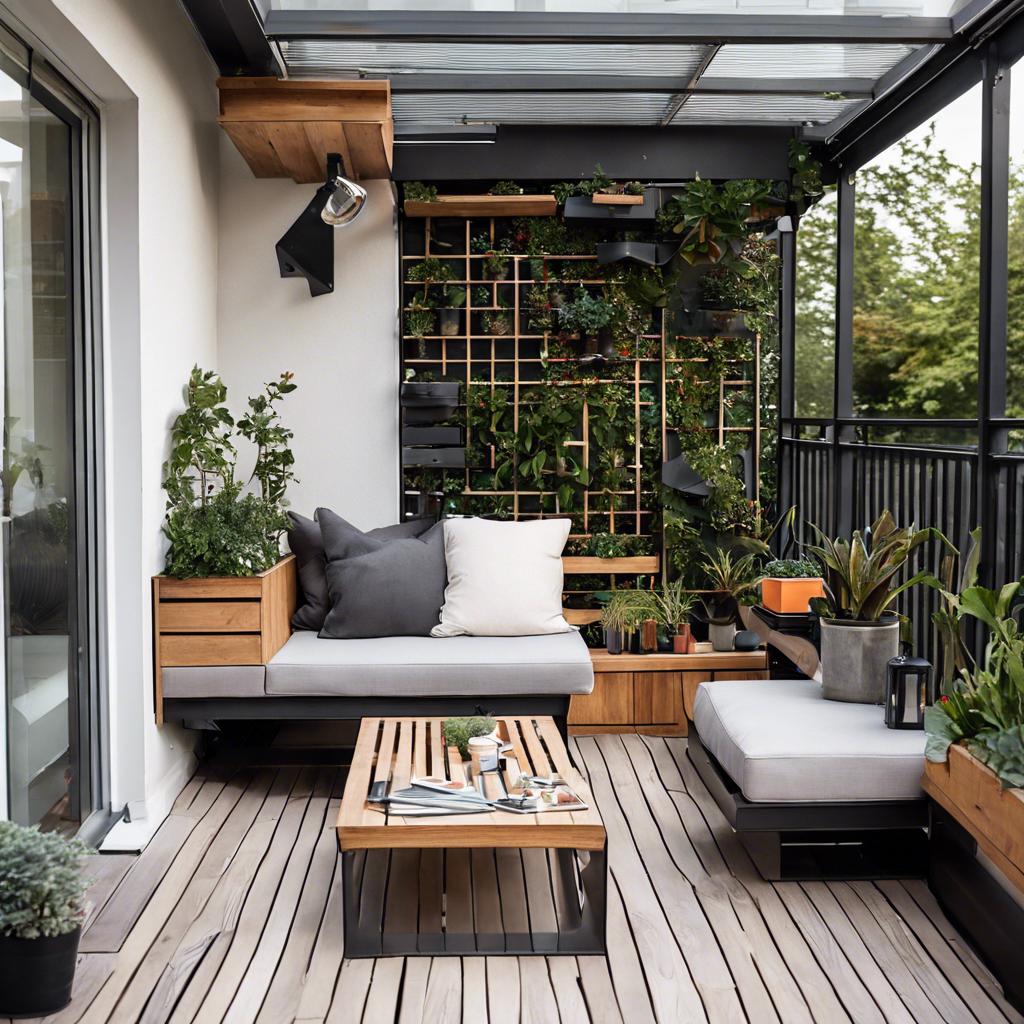 Multi-Use Furniture for a ⁣Practical ⁢Small Balcony