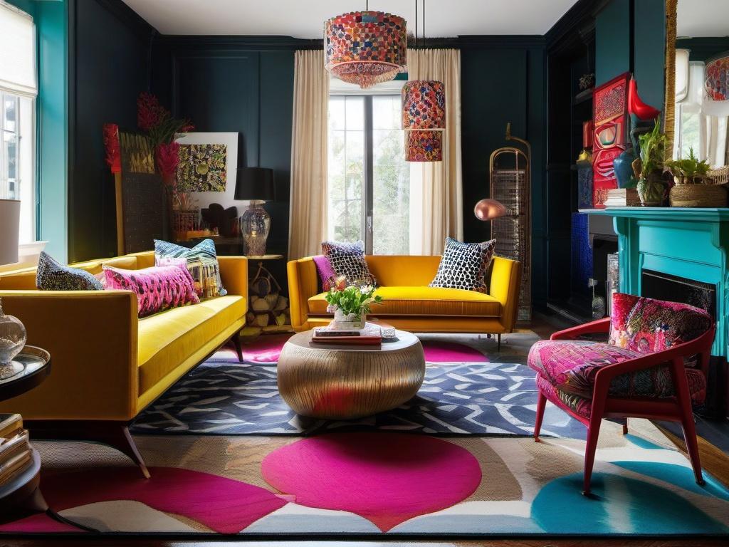 Incorporate bold, mismatched patterns‍ to ⁣energize⁢ your eclectic living room ‌design