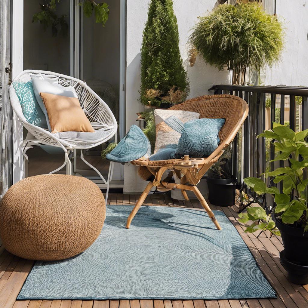 Outdoor Rugs that⁢ Enrich Your Small Balcony Experience