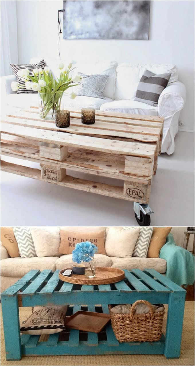 Creative Ways to Repurpose Pallets into
Stylish Coffee Tables