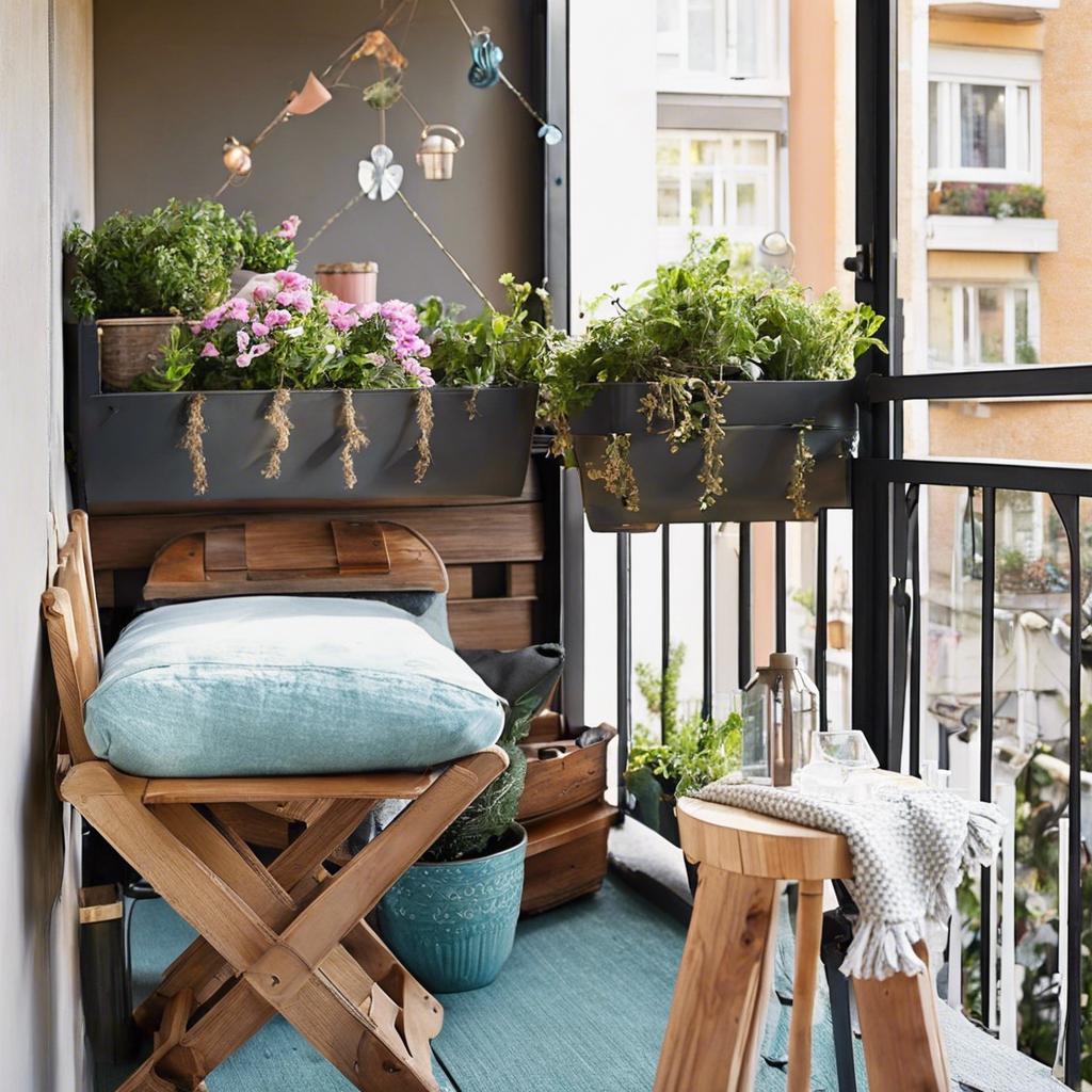 DIY Projects for Personalizing Your Small Balcony