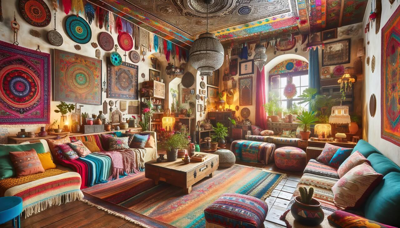 Combine different cultural motifs for a ⁢worldly vibe in your eclectic living room