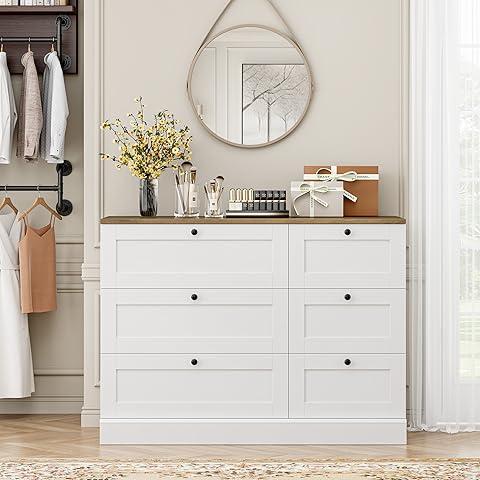 Use a dresser as a display area for collectibles in the bedroom