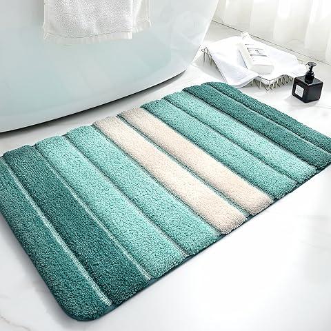 Textured textiles in bathrooms: Elevate comfort ‌with plush towels and rugs