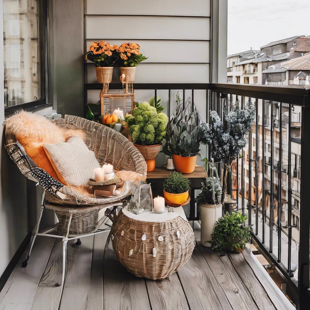 Seasonal Decor Ideas to Brighten Your Small Balcony