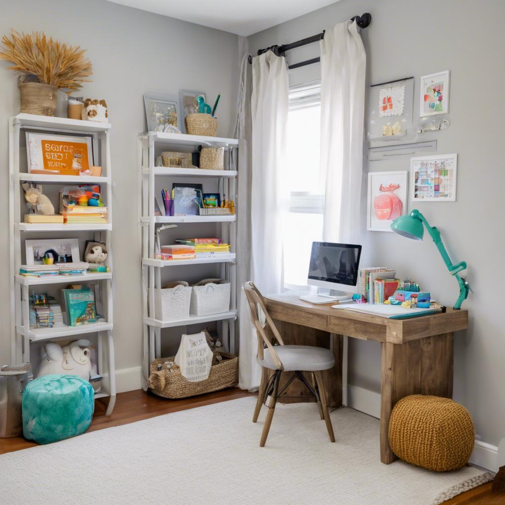 Setting Up a Homework ​Station in a Small Kids Room