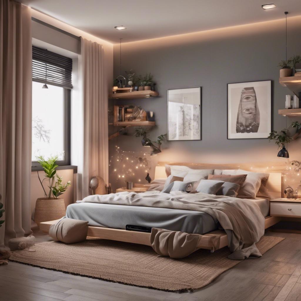 Setting a Relaxation Zone in ‍a Small Bedroom Environment