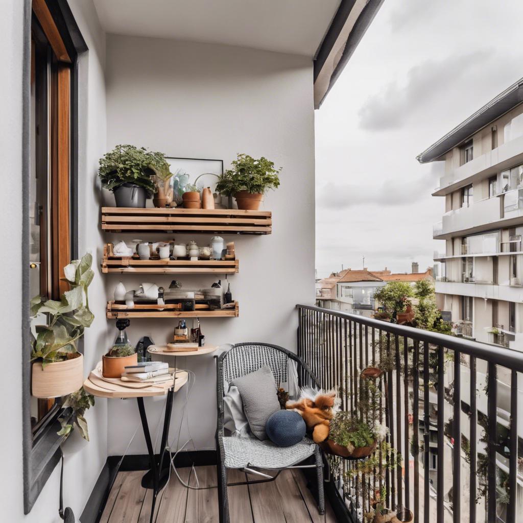 Showcasing Personal Hobbies​ on Your Small Balcony