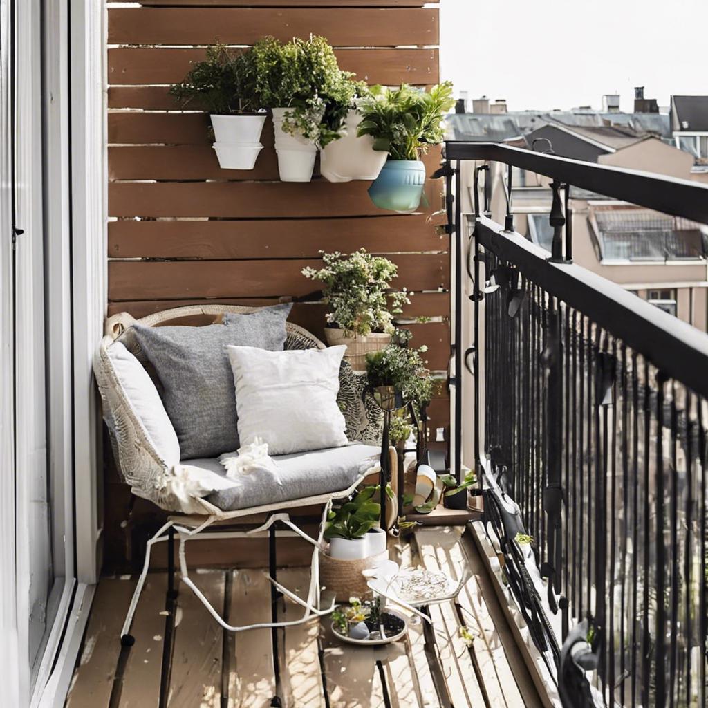 Transforming a Small Balcony with DIY Projects