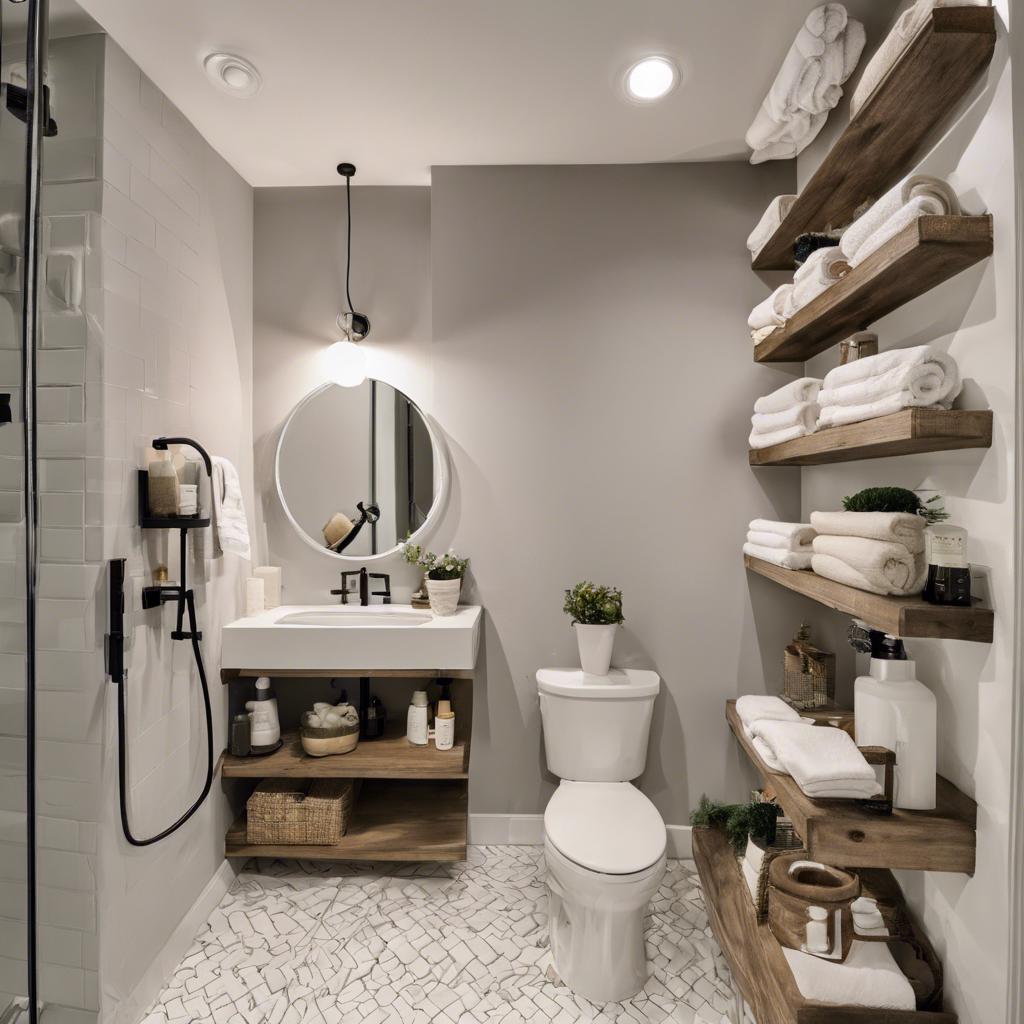 Transforming Small Bathroom Layouts with ⁣Open‌ Shelving